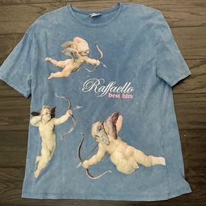 ZARA THE TARGET OF LOVE TIE DYE TSHIRT